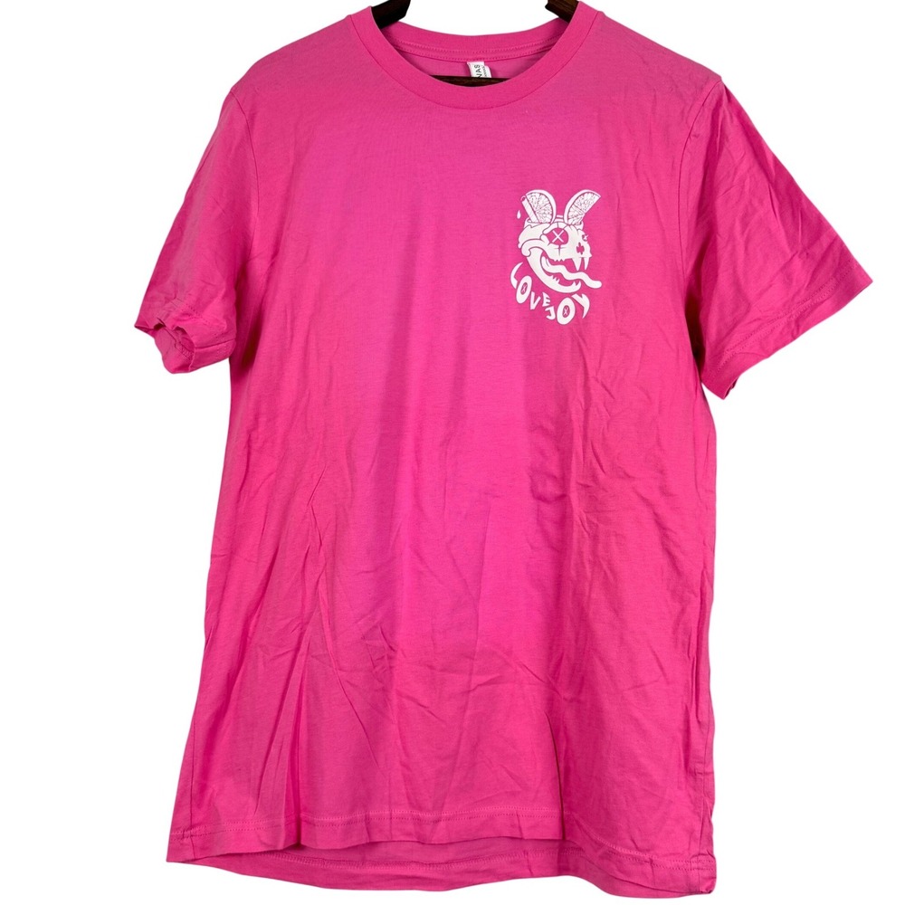 Lovejoy Band Festival‎ Tour T-Shirt Pink Bella Canvas Mens Large
